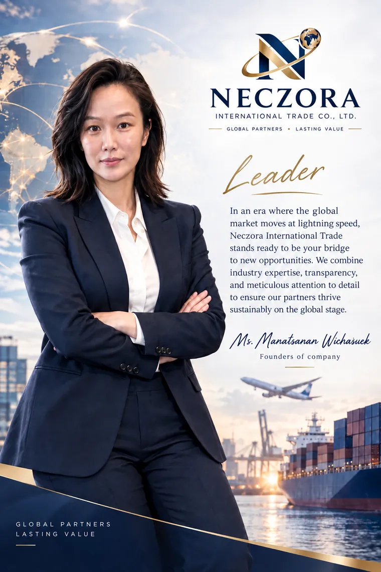 Ms. Manatsanan Wichaisuek, Founder and CEO of NECZORA International Trade Co., Ltd.